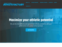 Tablet Screenshot of bnathletefactory.com